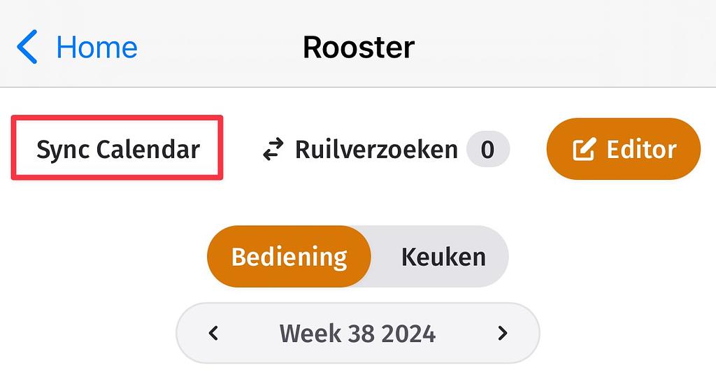 Kalender synchroniseren op iOS